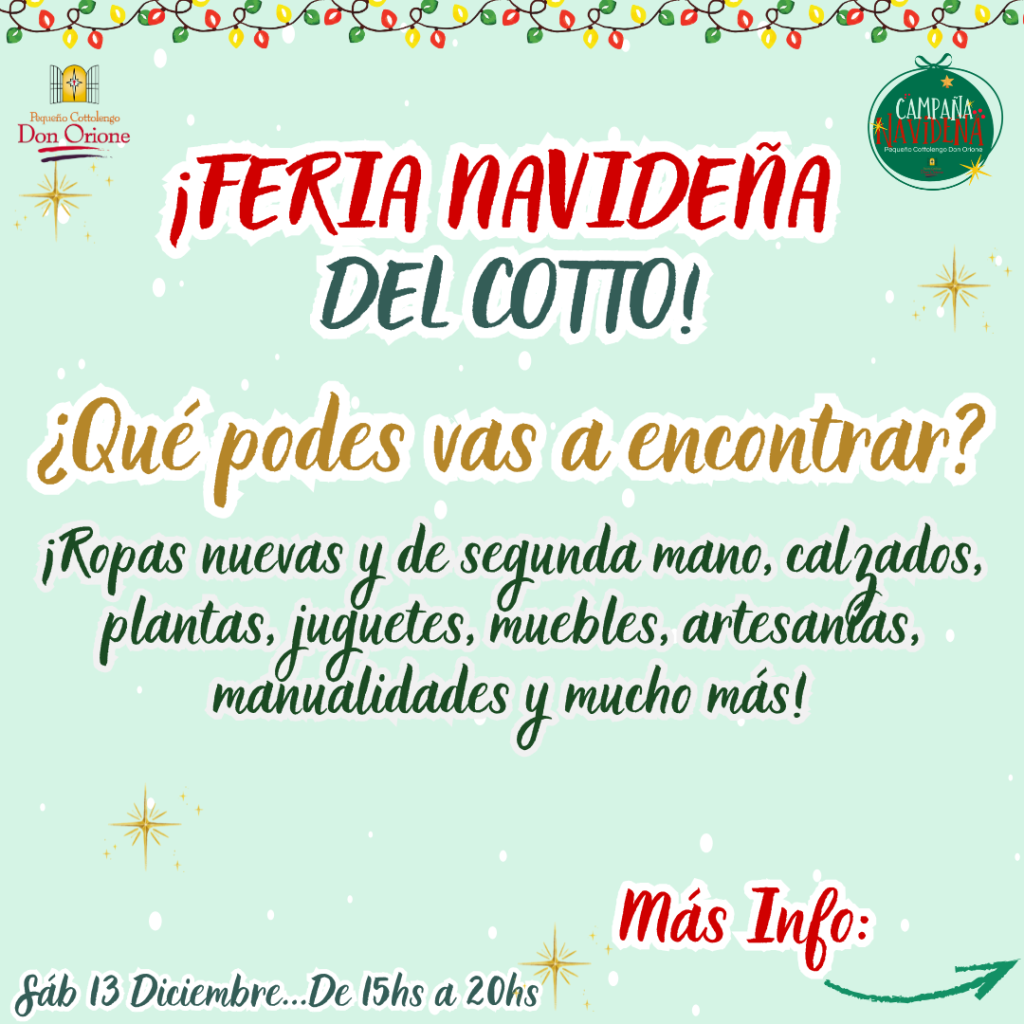 ¡Feria Navideña del Cotto!
